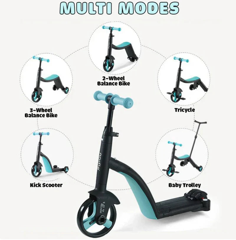 3-in-1 Kids Convertible Scoote