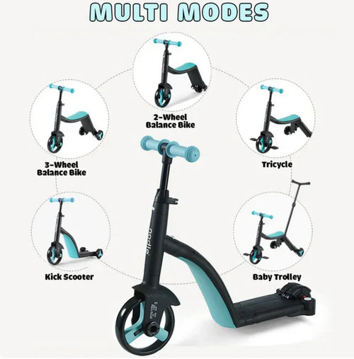 3-in-1 Kids Convertible Scoote
